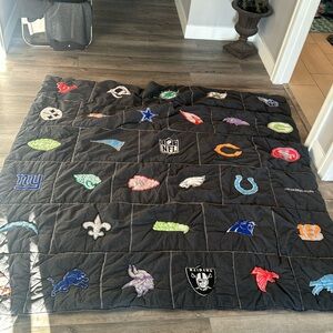 Pottery barn teen NFL comforter